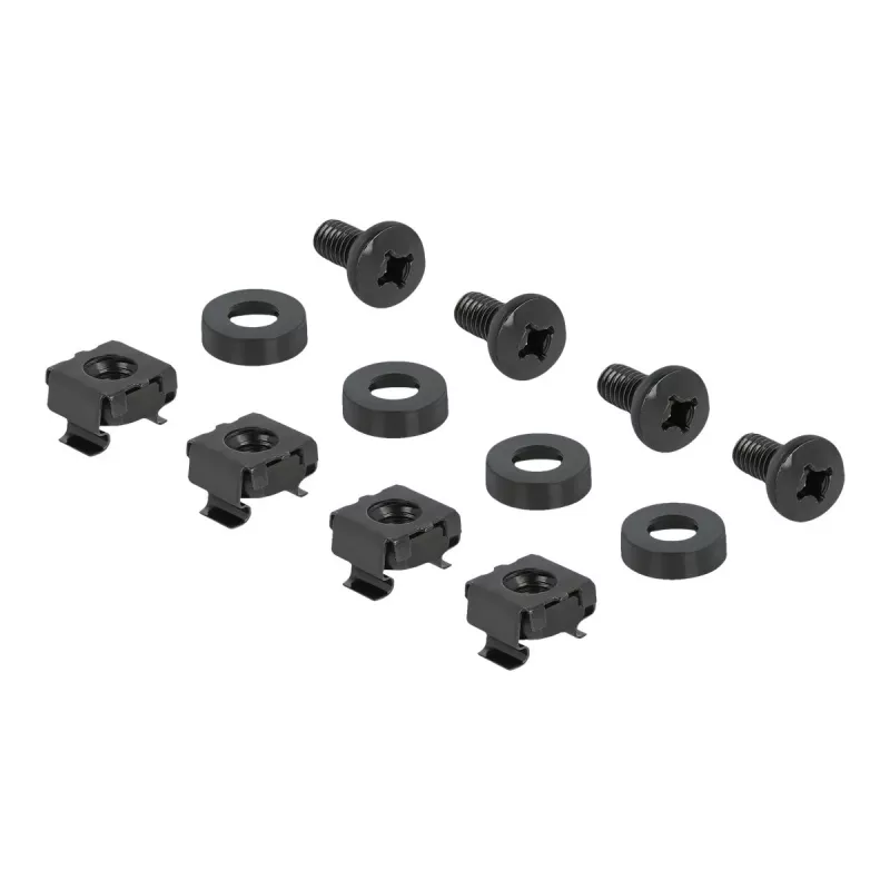 Cable rail DeLOCK 66884 Black 180mm width 482mm depth 90mm height
