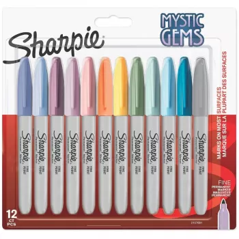 Permanent marker Sharpie 2157681 Fine tip (1 mm) Assorted colours, pack of 12