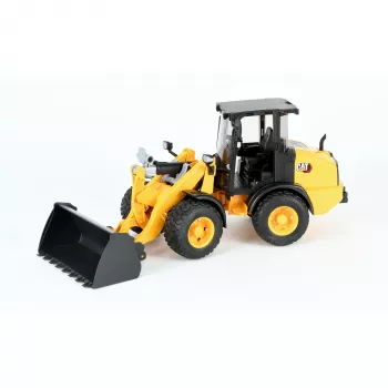 Compact articulated wheel loader BRUDER BR-02485 1:16 scale model, die-cast play vehicle