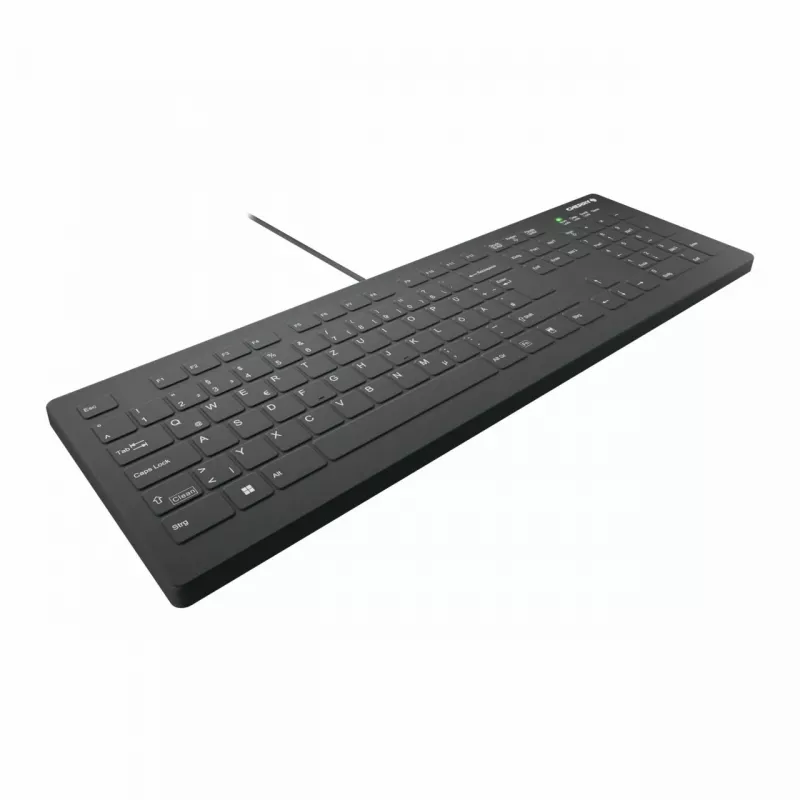 Keyboard CHERRY AK-C8112 Medical USB QWERTZ German Black White Full-size