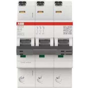 ABB Circuit Breaker SX203-B16 Flexline B-Char.6kA 16A 3P (2CDS253003R0165)
