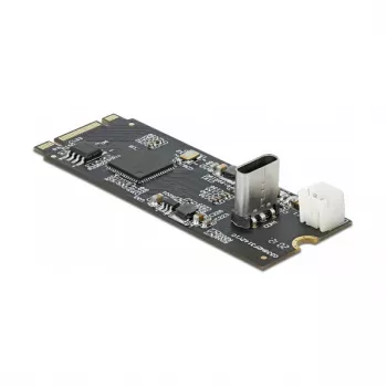 M.2 Key B+M male to USB Type-C female Converter, DeLOCK, 63174