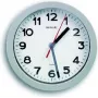 MAUL Wanduhr MAULstep White Silver Plastic, Ø 20,0 cm (9052995)