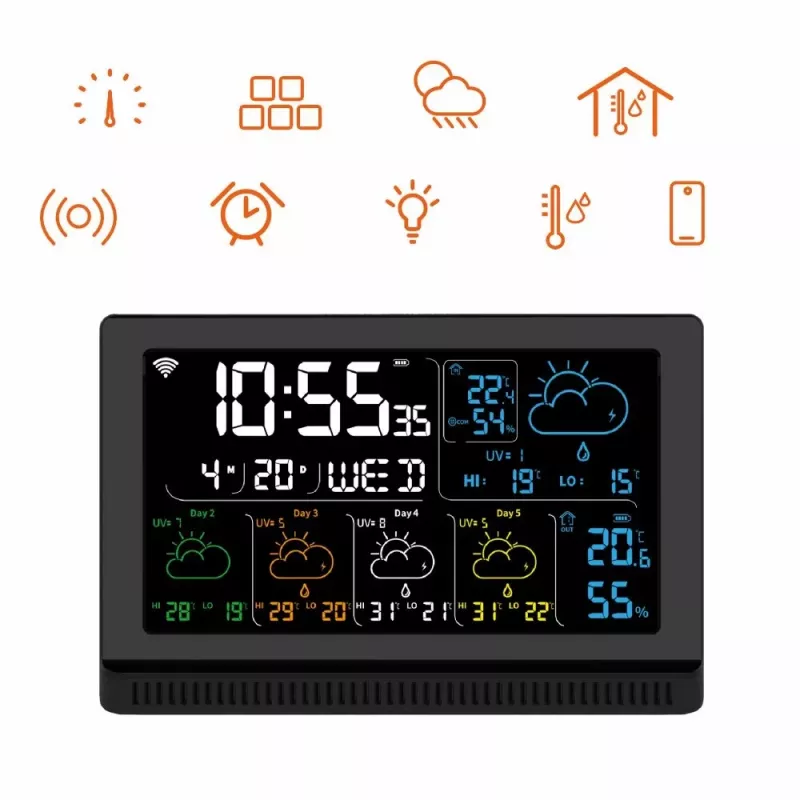 Smart Speaker MANTA MTO200B Windy Black — Bluetooth and Wi‑Fi wireless audio, voice assistant support