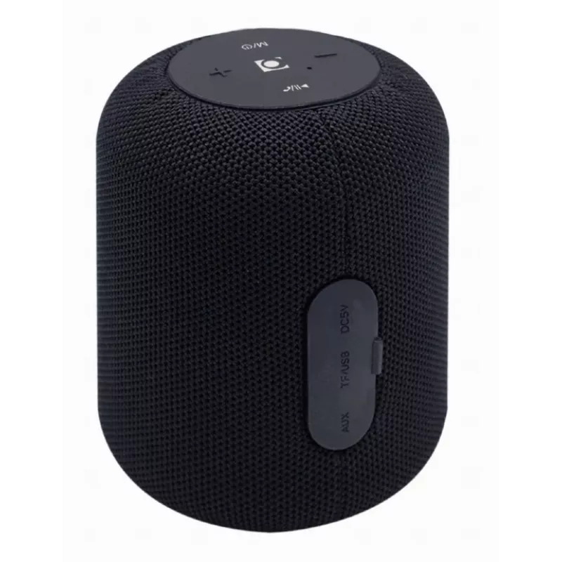 Mono portable speaker Gembird SPK-BT-15-BK — 5 W RMS, Bluetooth, MicroSD, 1200 mAh, black