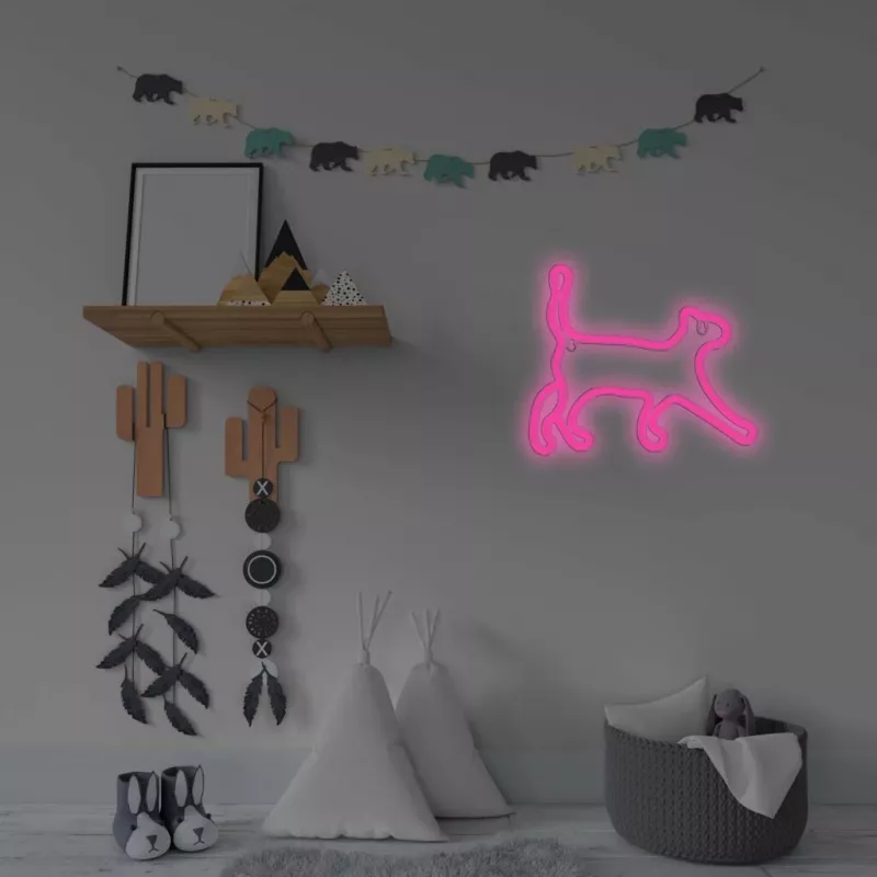 Decorative neon-style LED light MANTA SNL70PK Style Neon Lights CAT 2 Pink (model SNL70PK)
