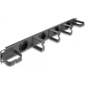 Cable management panel DeLOCK 66751 Grey Metal 48.3 cm