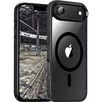 jt berlin BackCase JT Berlin Pankow Hybrid MagSafe phone case for Apple iPhone, Air, black/transparent