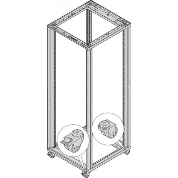 SCHROFF Lenkrollen - LENKROLLEN SET 200KG 50D 4 pc(s) (27230067)