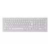 CHERRY DW 8000 keyboard Mouse included Office RF Wireless QWERTZ German Silver, White