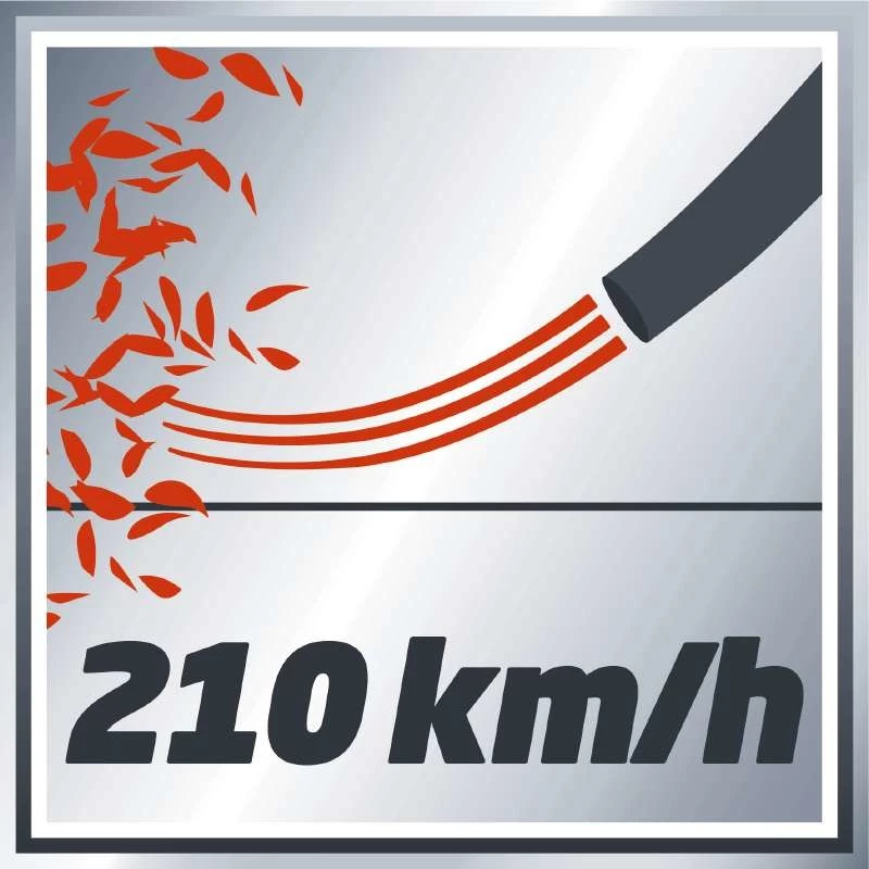 Einhell GE-CL 18 Li E - Solo cordless leaf blower 210 km/h Black, Red