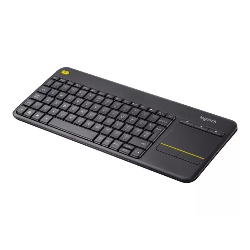 Logitech Wireless Touch Keyboard K400 Plus Mini QWERTZ Black