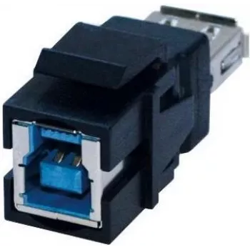 Cable Gender Changer Bachmann 917.401 USB 3.0 A to B Black