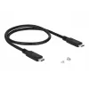 Delock - Storage Enclosure - M.2 - M.2 NVMe Card - USB 3,1 (Gen 2) - Black (42614)