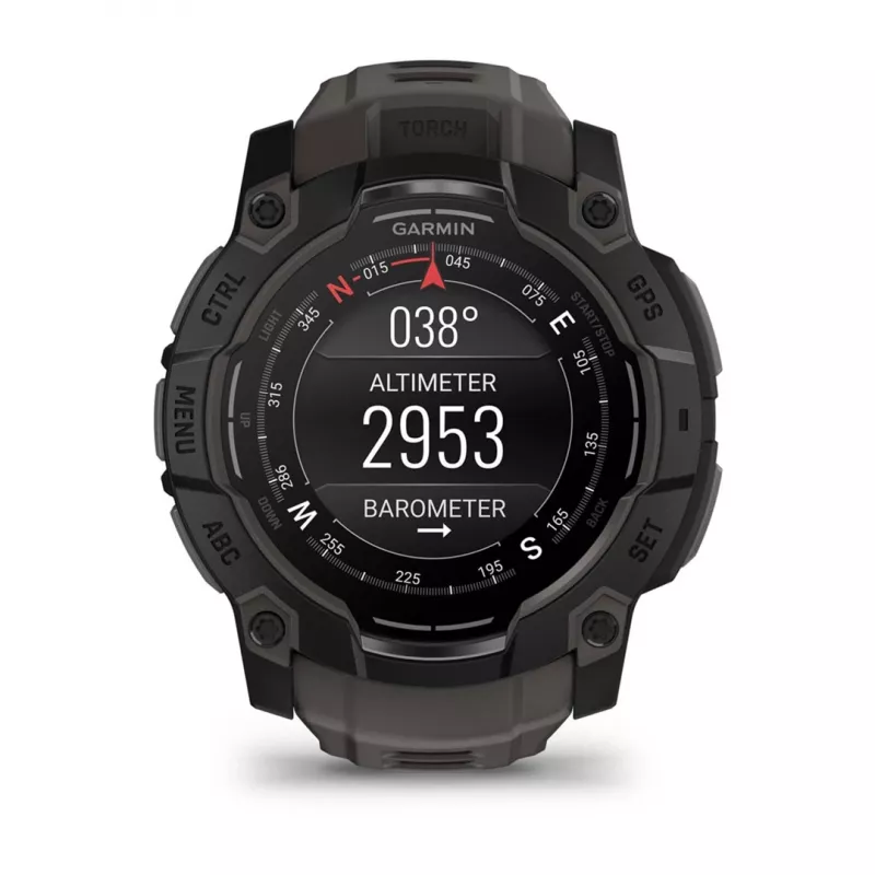 Garmin Instinct 3 AMOLED 3.3 cm (1.3) 50 mm Digital 416 x 416 pixels Touchscreen Black GPS (satellite)