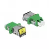 Optical Fiber Coupler DeLOCK 86897 LC Duplex female to LC Duplex female Single-mode green