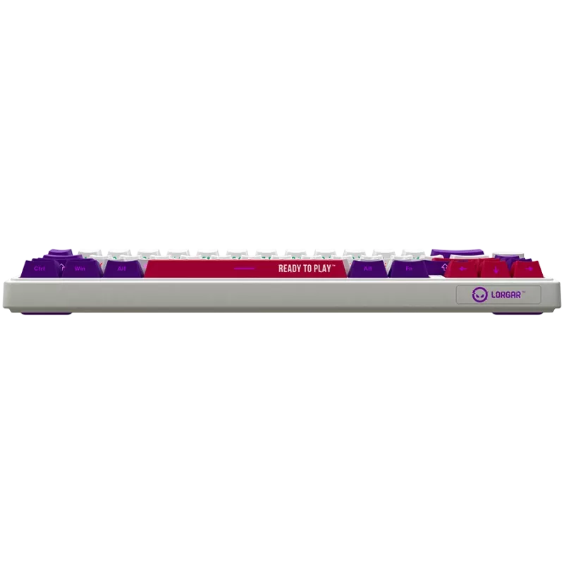 LORGAR KBP70MW, Wireless 65% Mechanical Gaming Keyboard Pro, White, EN layout
