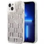 Karl Lagerfeld KLHCP14MLMNMS iPhone 14 Plus 6.7 hardcase silver / silver Liquid Glitter Monogram