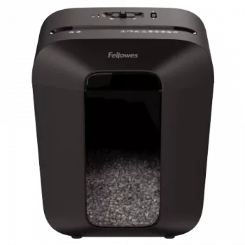 Fellowes Powershred LX41 paper shredder Particle-cut shredding Black