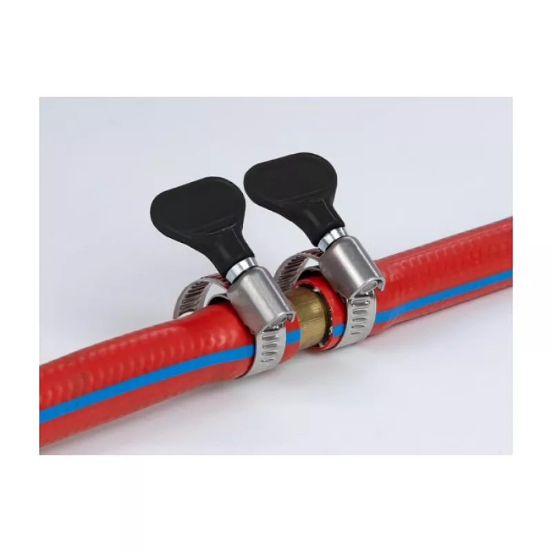 Butterfly Clamp DeLOCK 400 SS 8 - 12 mm 5 pieces black