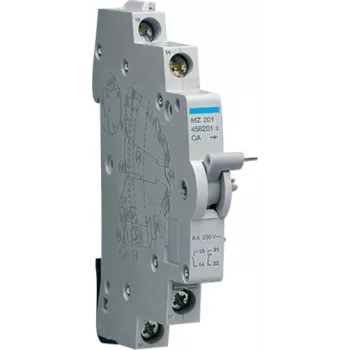 Auxiliary contact Hager MZ201 white for modular circuit breakers and contactors
