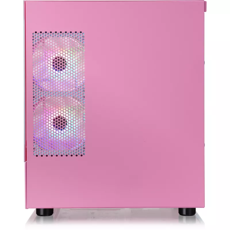 View 170 TG ARGB , Tower-Enclosure pink, Tempered Glass x 2
