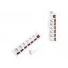 Power Extension LogiLink LPS250 1.5m 6 AC Outlets Indoor White