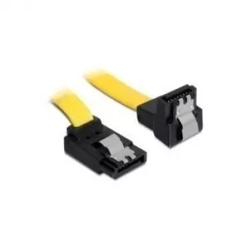 SATA Cable Male/Male DeLOCK 0.3m Yellow 82820