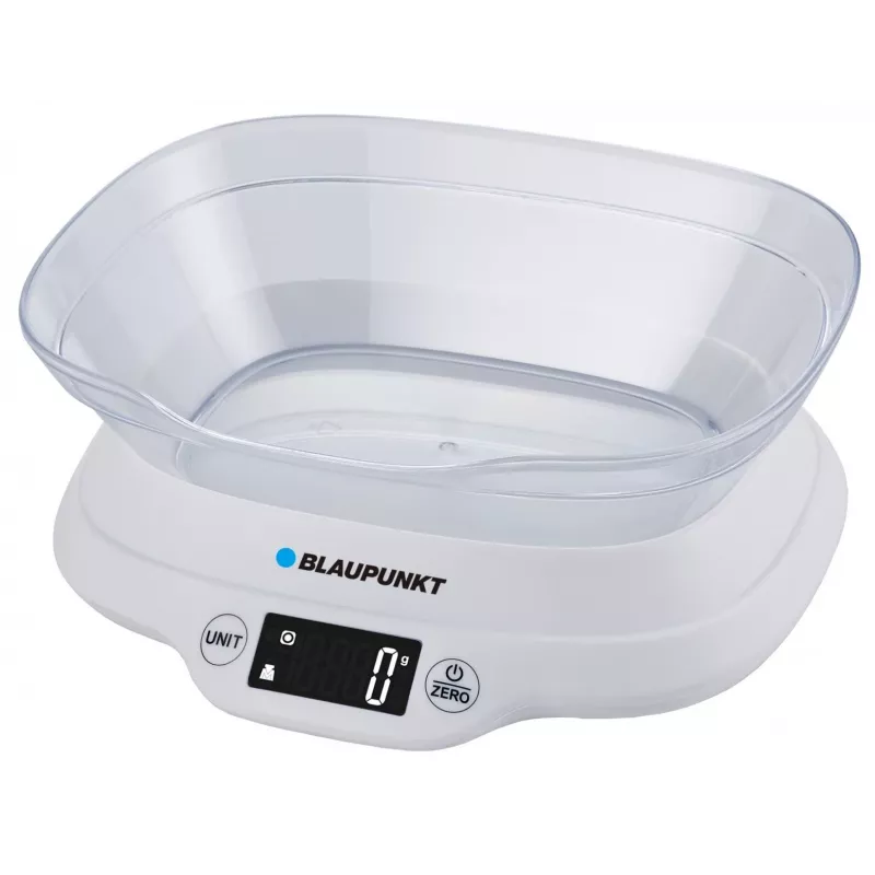 Kitchen scale with bowl Blaupunkt FKS501 - 5 kg, 1 g, bowl, black