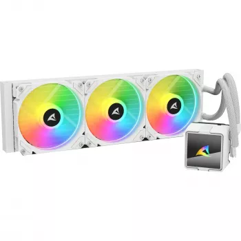 All-in-One CPU Water Cooler Sharkoon S60 ARGB White 360mm Radiator