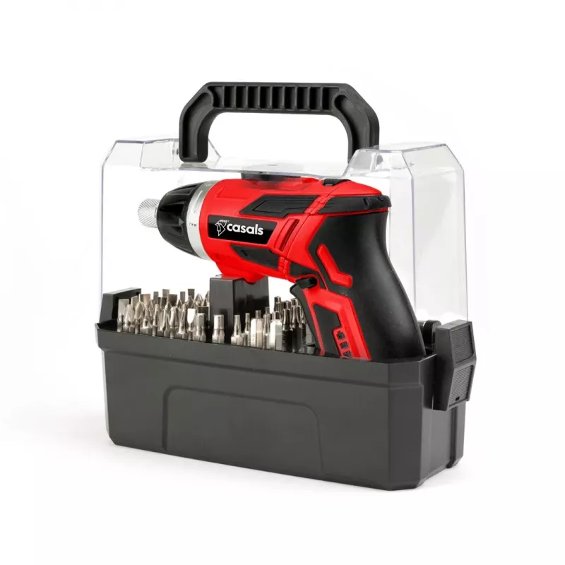 Cordless electric screwdriver with accessories 3.6V CASALS C01310000
