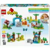 Toy set LEGO DUPLO Town Wild Animal Families 3-in-1 10446 — 92 pieces, ages 2+, 200×220×340 mm