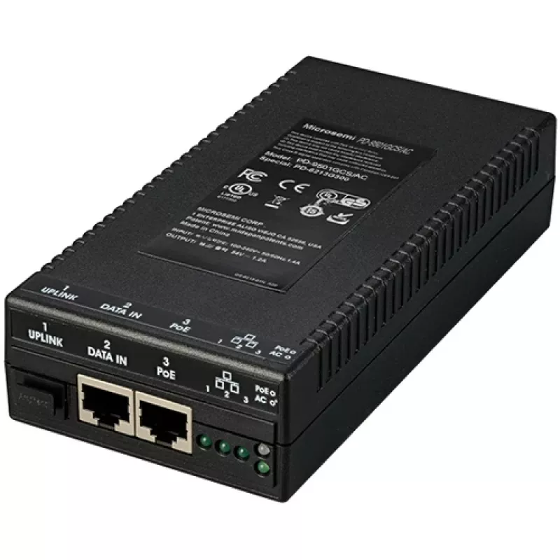 Microchip Technology Microchip PD-9501GCS - Media Converter - GigE - 1000Base-X - RJ-45 / SFP (mini-GBIC)