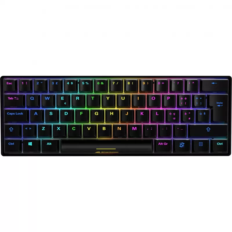 SKILLER SGK50 S4, Gaming Keyboard black, IT-Layout, Kailh Red
