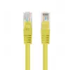 PATCHCORD Cat.5E UTP 1M Yellow FLUKE PASSED LANBERG 10-PACK
