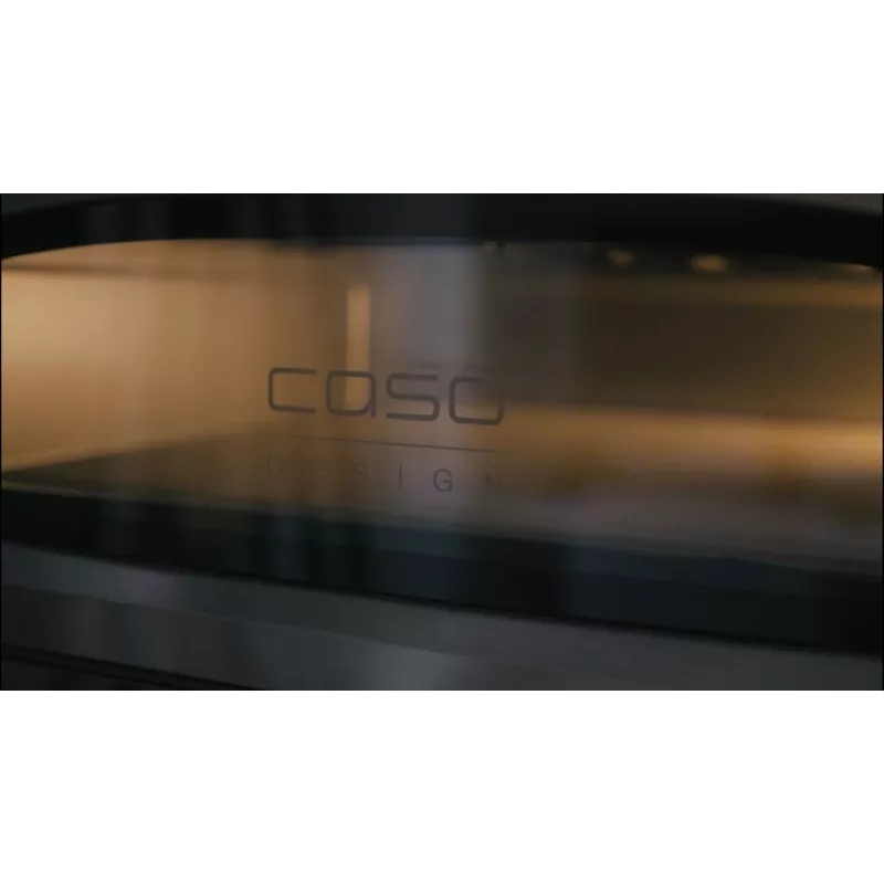 Caso Pizza Oven | PizzaChef 430° | 2200 W | Black/Silver