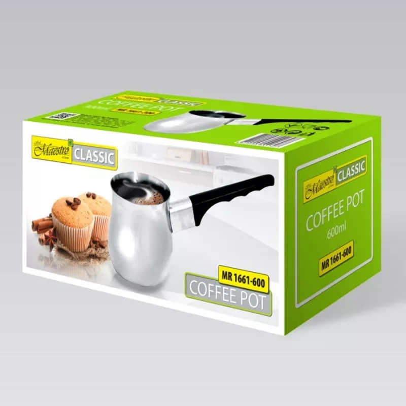 Coffee pot Maestro MR 1661 — Turkish coffee maker, 600 ml capacity