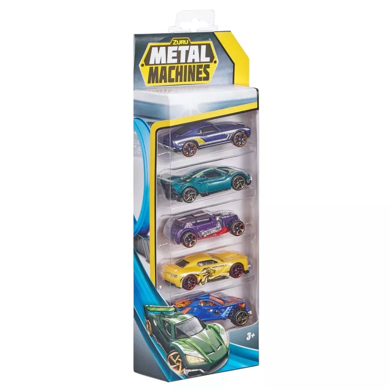 Zuru Metal Machines 5-Pack Die-Cast Cars 1:64, Series 2, Assorted