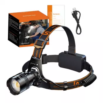 Rechargeable Superfire HL31 Type-C LED Headlight 3000 Lumens