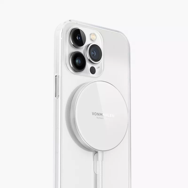 Vonmählen Aura Mini Magnetic Wireless Charging Pad, White