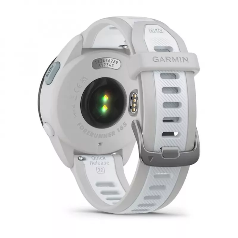 Smartwatch GARMIN Forerunner 165 Music — GPS, 1.2 inch AMOLED, 43 mm case, 11-day battery, 5 ATM, 4 GB, Grey