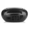 Portable CD player JVC RD‑E221B — black, CD/MP3, cassette deck, USB playback, FM radio, AUX, battery/AC power