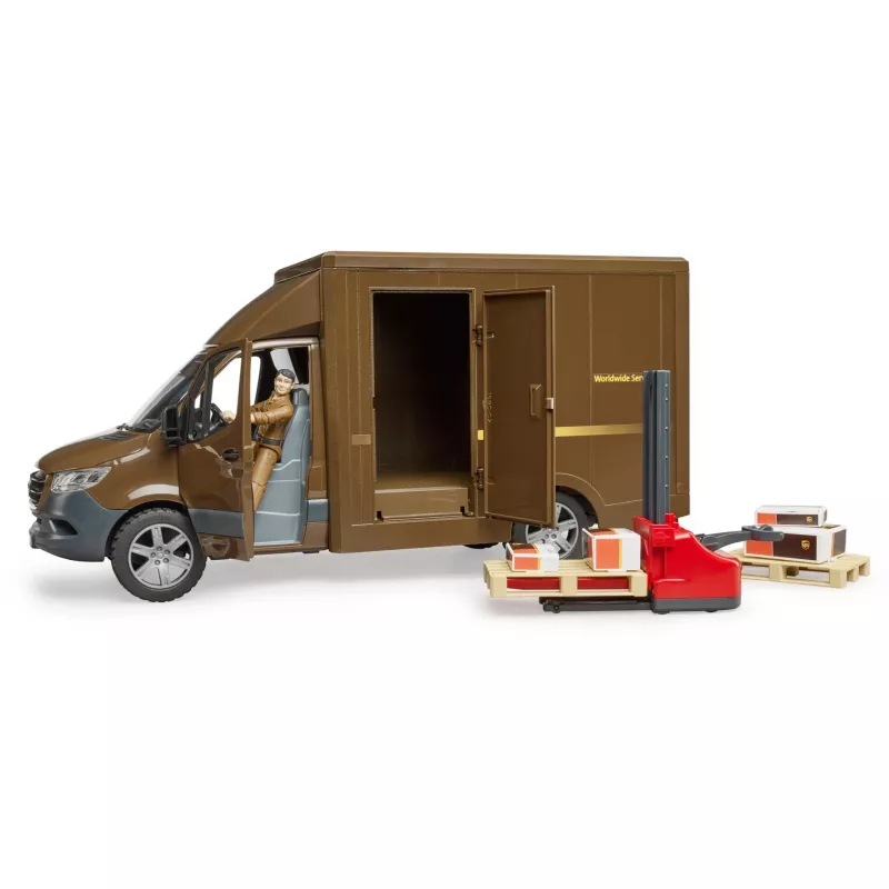 Delivery truck model BRUDER 02678 Preassembled 1:16