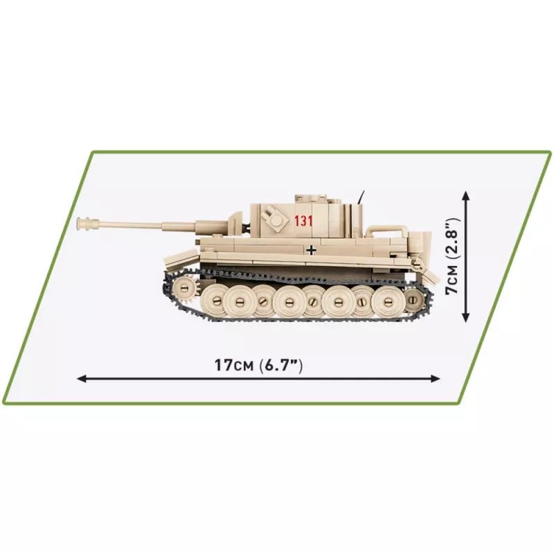 Cobi 1/48 Scale PzKpfw VI Tiger 131 Model Kit
