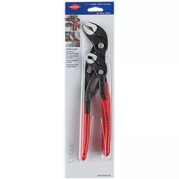 Set of adjustable pliers for pipes Cobra 2 pcs