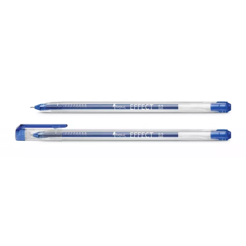 Gel pen FORPUS FO51912 0.5 mm blue — gel ink, 0.5 mm tip