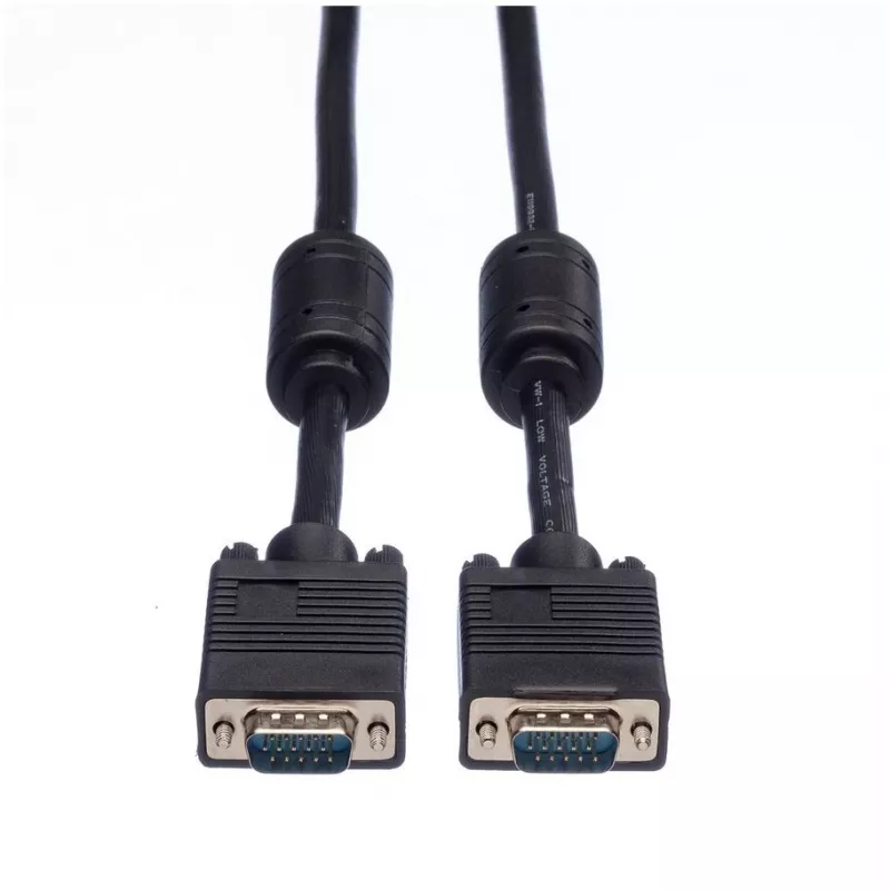 VGA Cable ROLINE High Quality Ferrite DDC HD15 M/M 20 m
