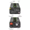 Car inverter Qoltec Monolith 2000 W Black 12 V