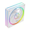 Case fan MODECOM VOLCANO LOOP 120 ARGB White — 120 mm, ARGB lighting, PWM support, 400–1400 RPM