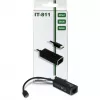 Inter-Tech Argus IT-811 - Network Adapter - USB-C - Gigabit Ethernet - Black (88885438)